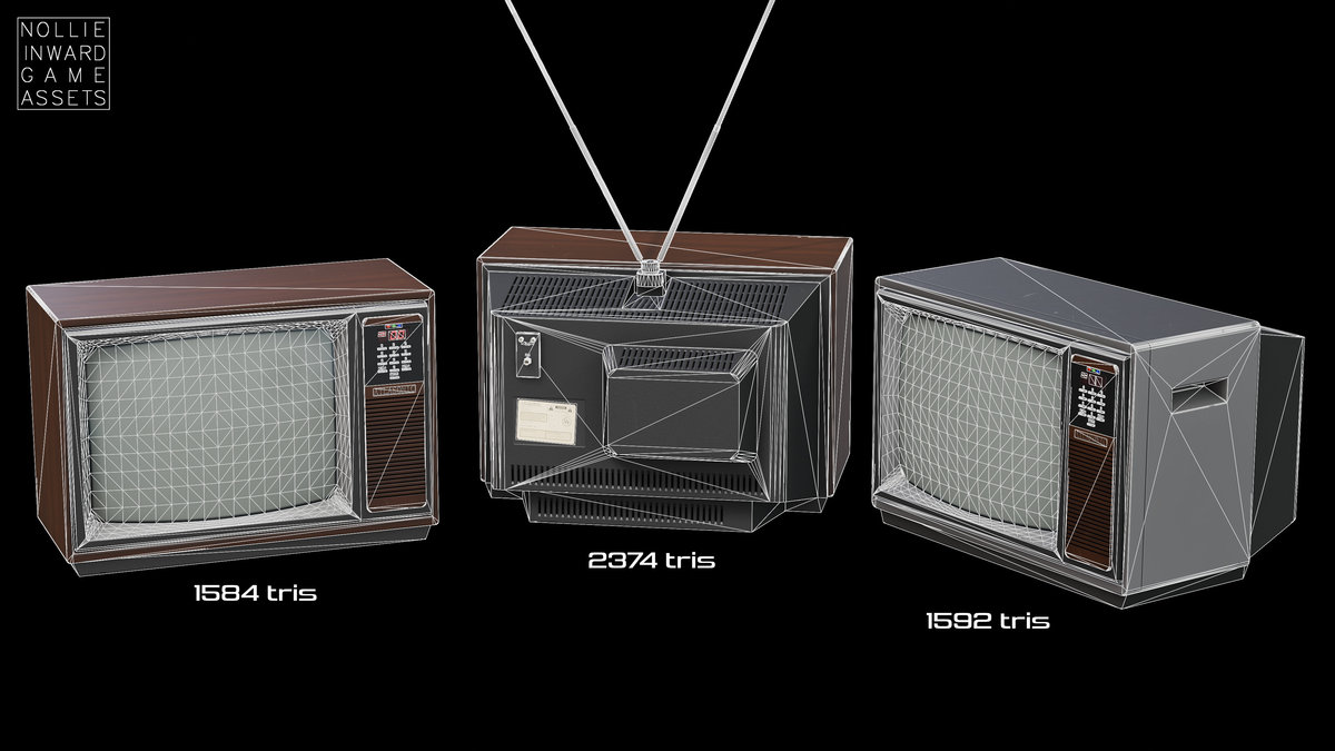 80s TVs Vol.1 Common Tabletop TVs