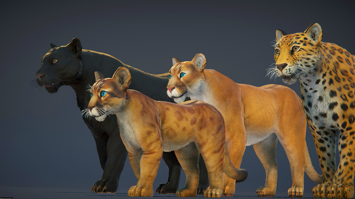 Realistic: Animal Forest Set