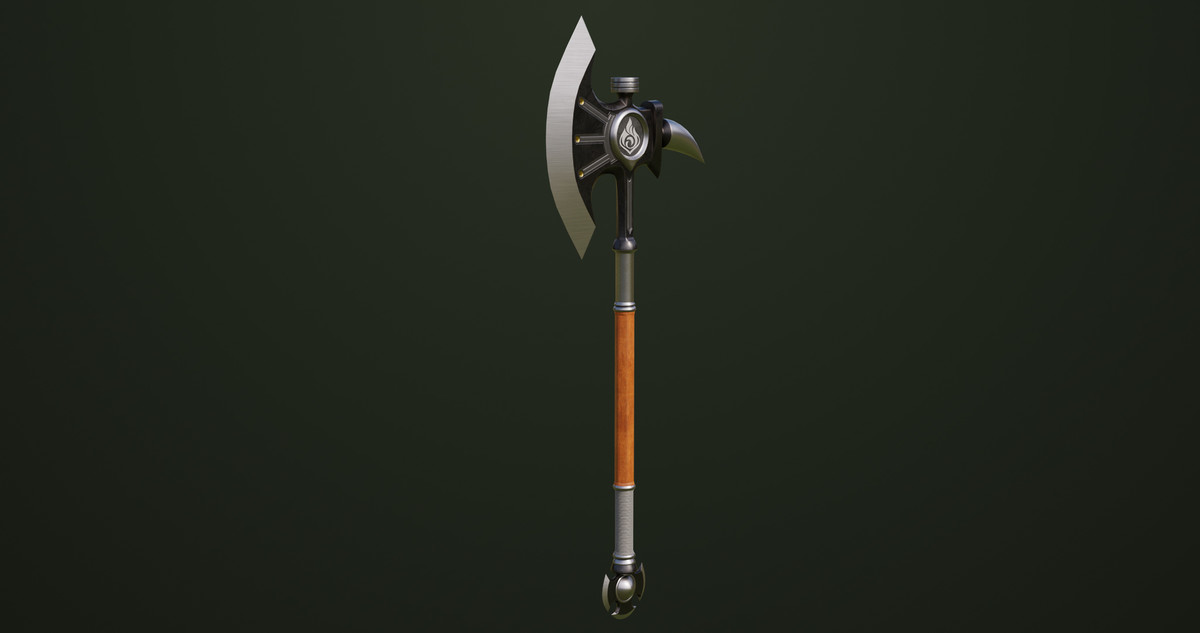 Battle Axe 11 URP HDRP Textures