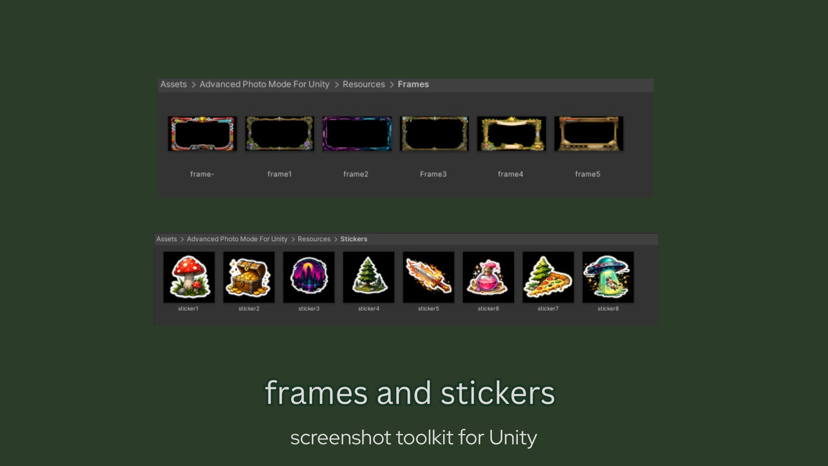 Advanced Photo Mode For Unity