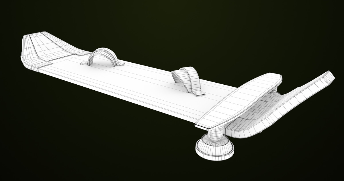Sci Fi Hoverboard 08 URP HDRP Textures