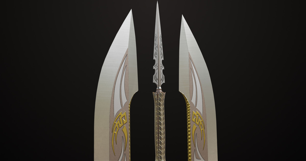 Battle Axe 10 URP HDRP Textures