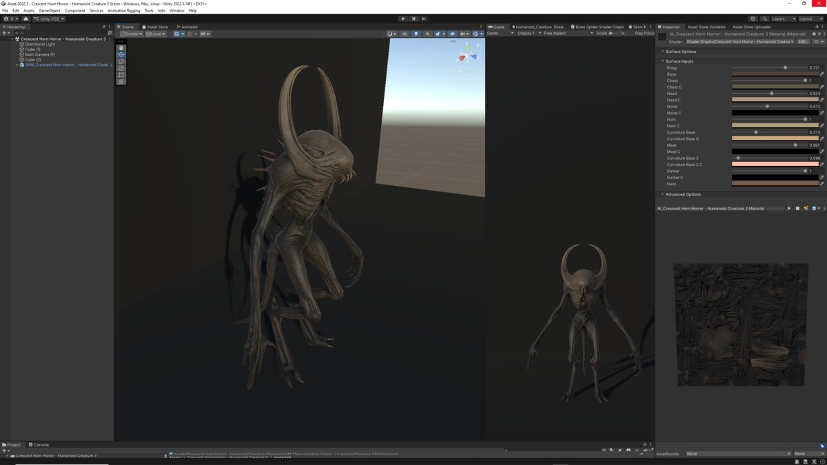 Crescent Horn Horror - Humanoid Creature 3