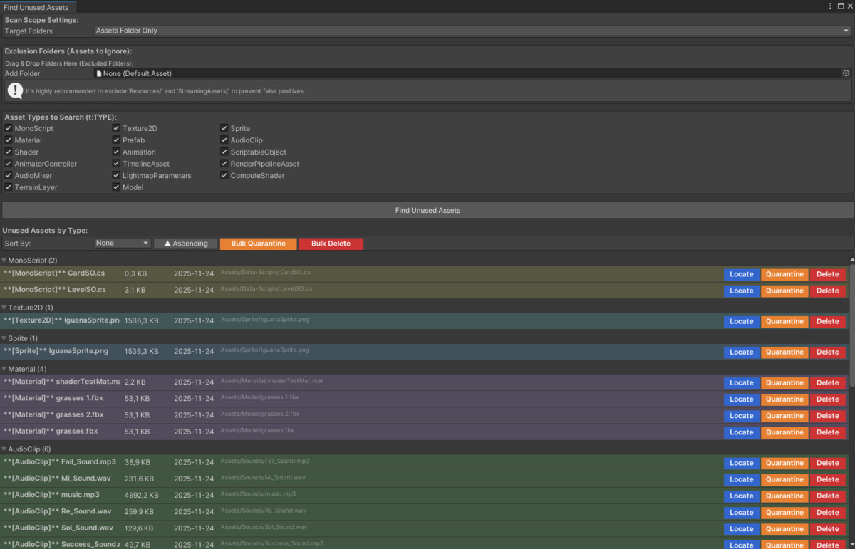 Assets Finder Master