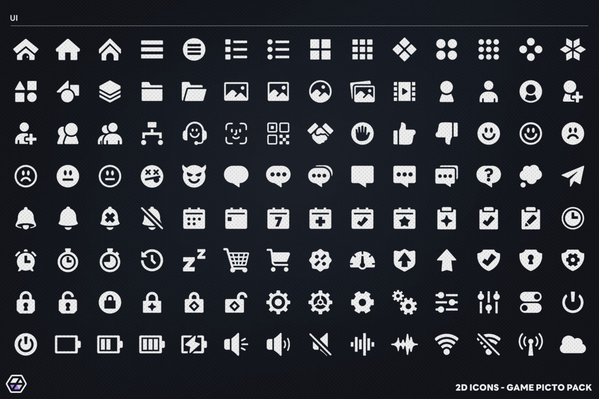 2D Icons - Game Picto Pack