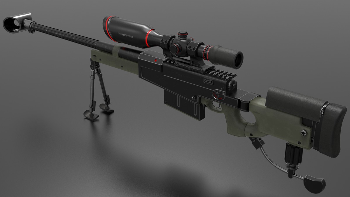 AXW-50 Sniper Rifle ( Fps - Tps)