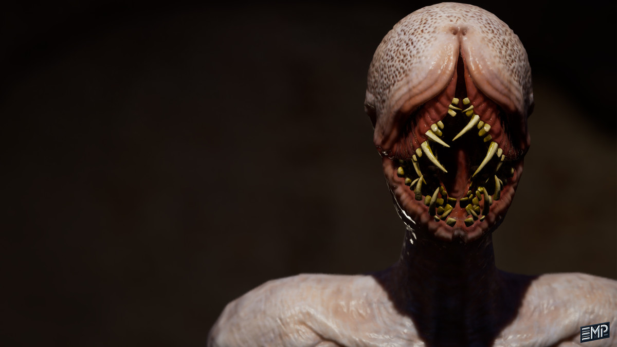 Creepy man