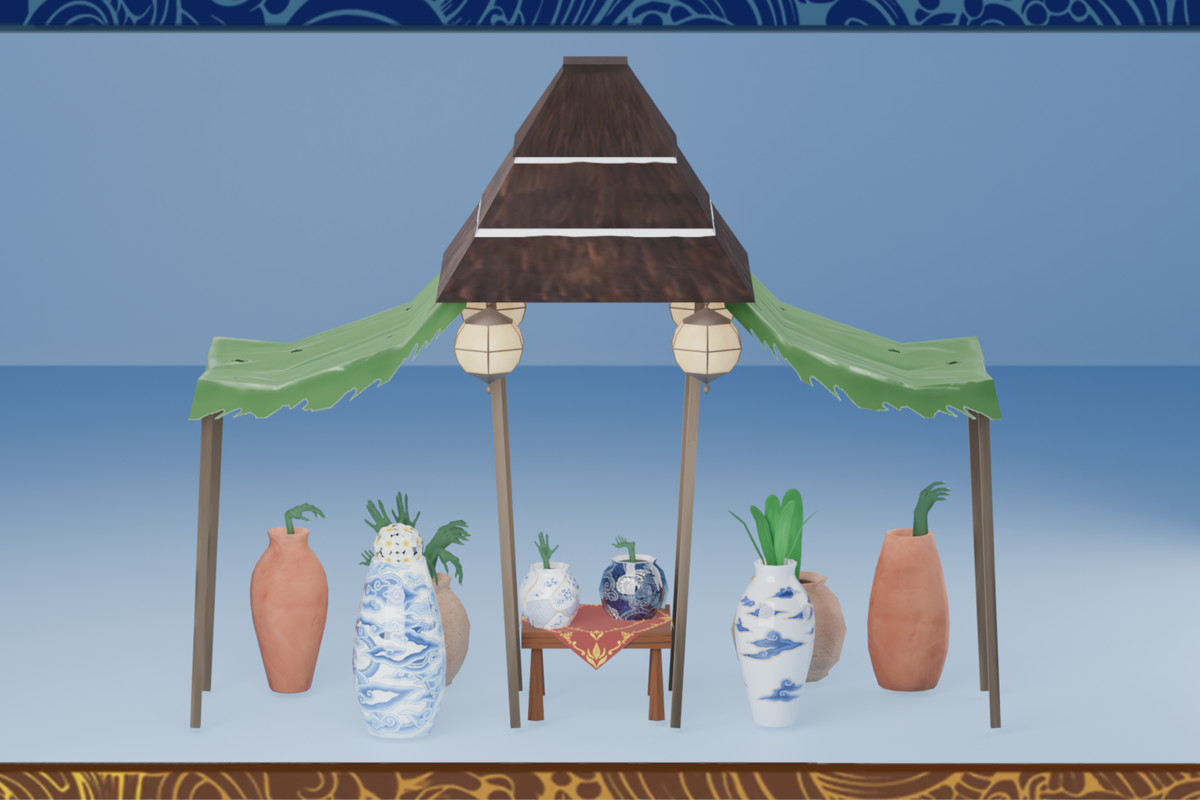 Paradise Jungle Market (3D)