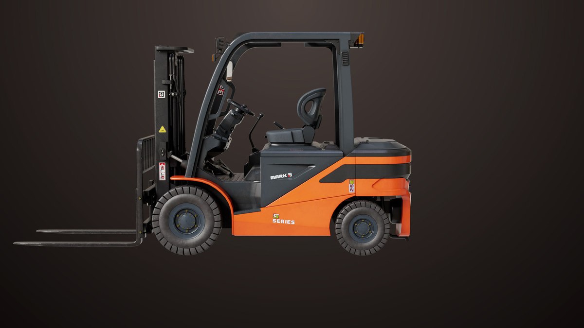 Forklift Truck 02 and 03 URP HDRP Textures