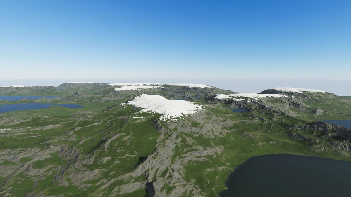 Procedural Ridged Mountains 8K & 4K - 54 Terrains