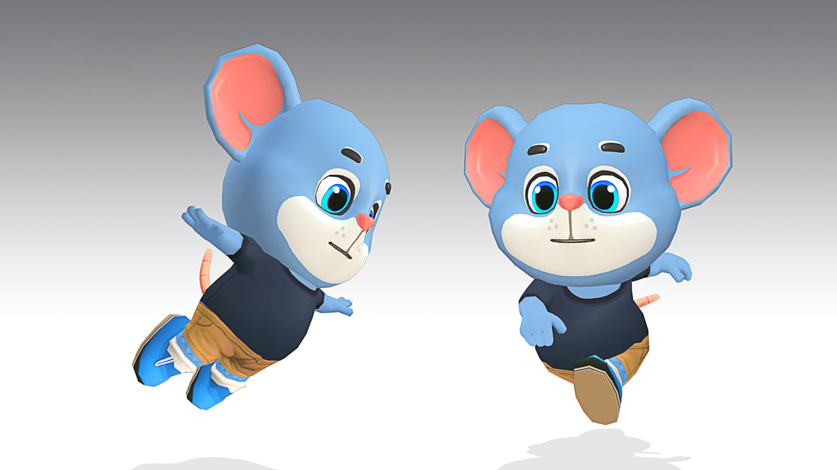 Mouse Rat Rodent Blue Animated