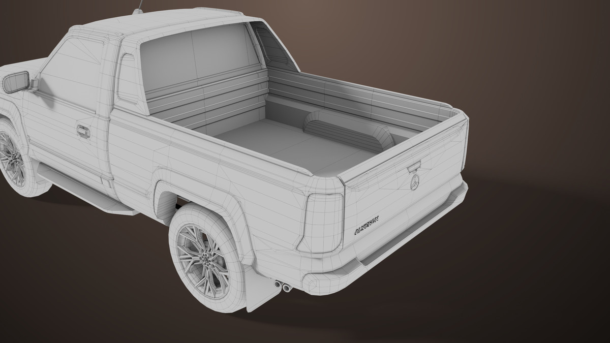 Pickup Truck01 Old Rusty HDRP URP Textures