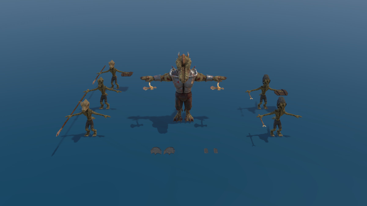 Fantasy Medieval Creatures - Animated Kobolds