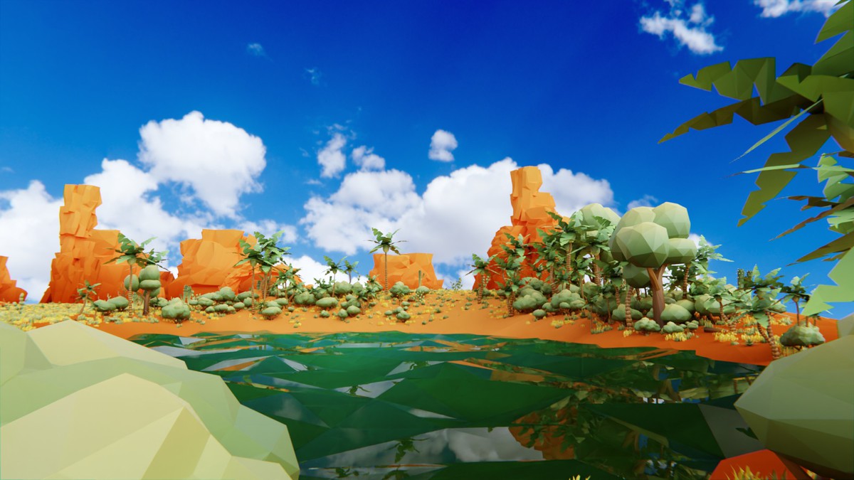 Low Poly Desert by IGS