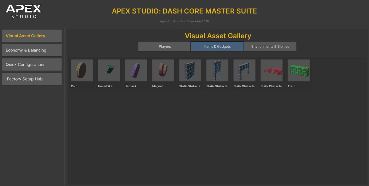 Dash Core Endless Runner