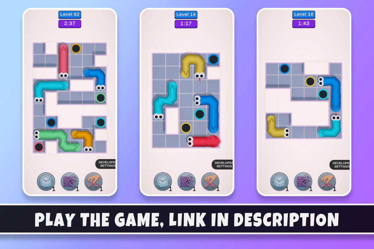 Snake Out | 2D Puzzle Template + Editor