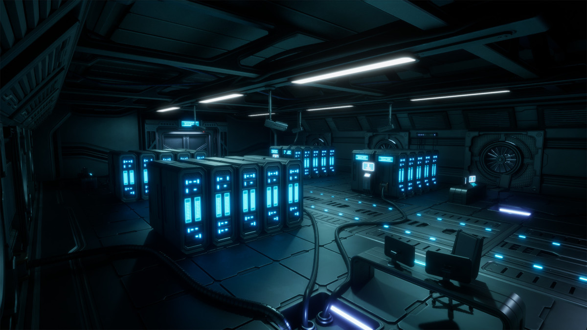 Sci-Fi Server room