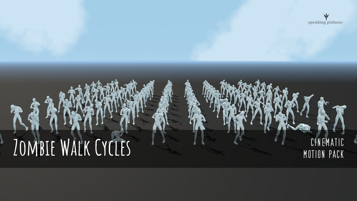 Zombie Walk Cycle (Loops) - Vol 1