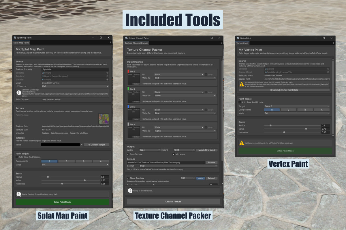 MK Nodes: Splat Mapping & Layered Materials for Shader Graph