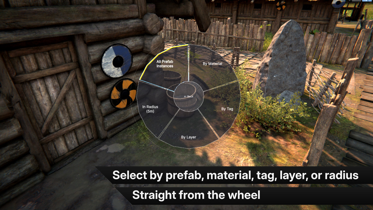 SceneWheel - Radial Tool Menu for Scene View