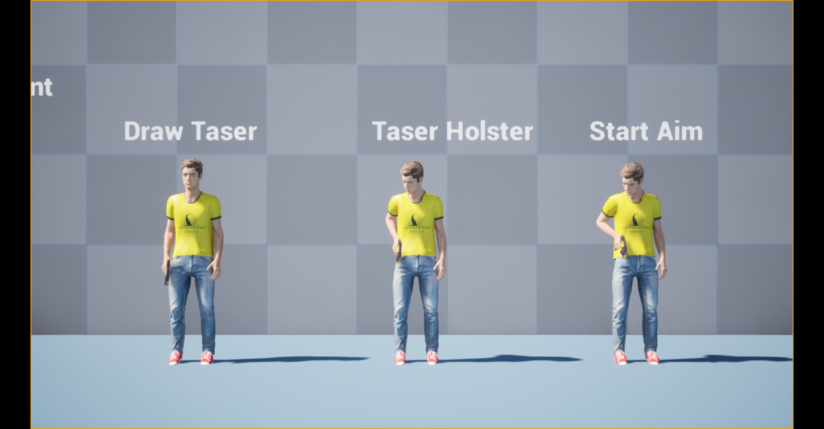 Riot Control Police Animation