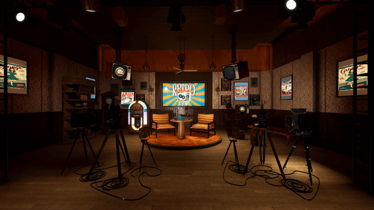 Retro TV Studio 2. (URP)