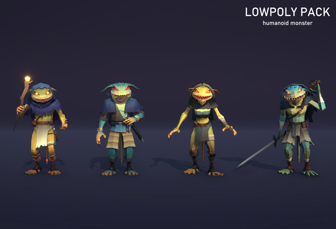 LowpolyPack_Humanoid monster