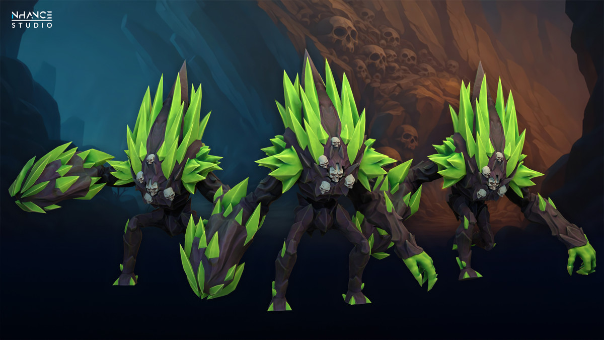 Stylized Cave Crystal Creatures Pack