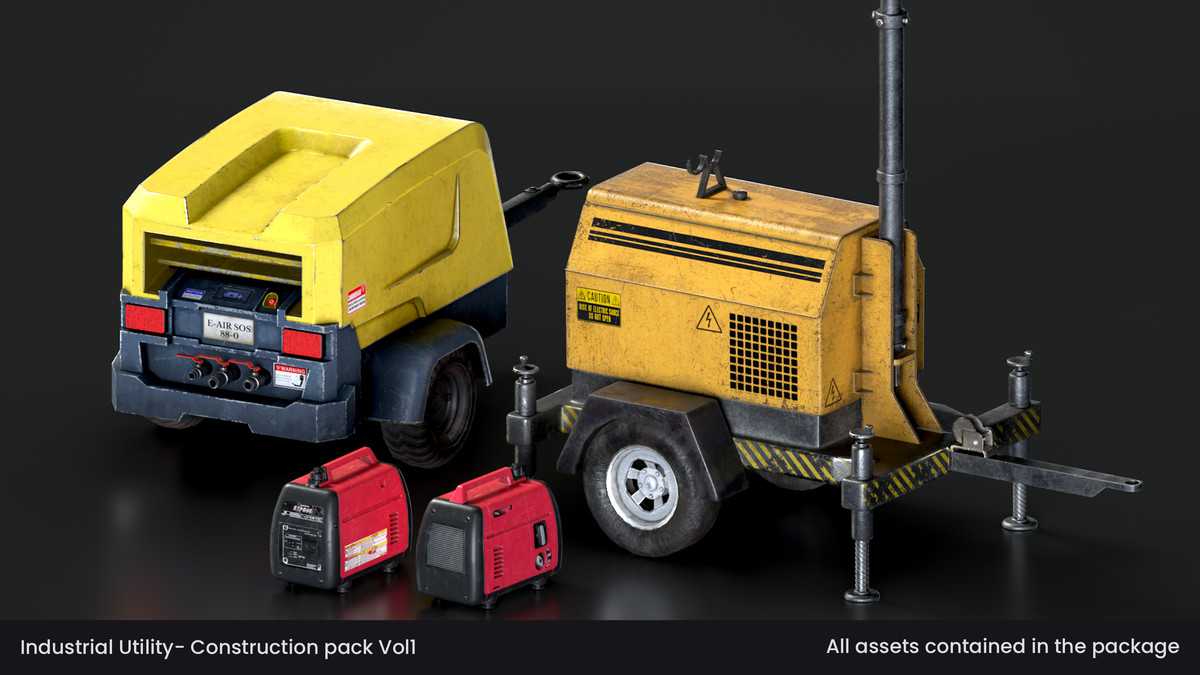 Industrial Utility - Construction Props Pack