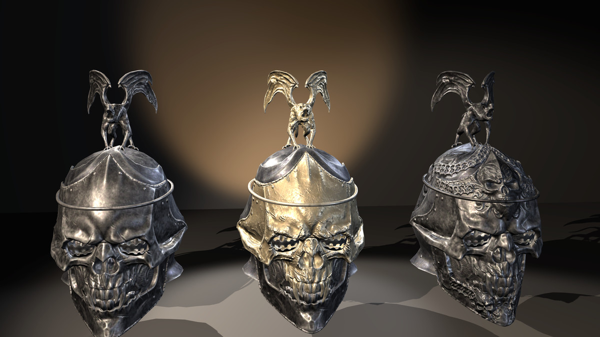 Medieval Fantasy Knights Helmets Pack