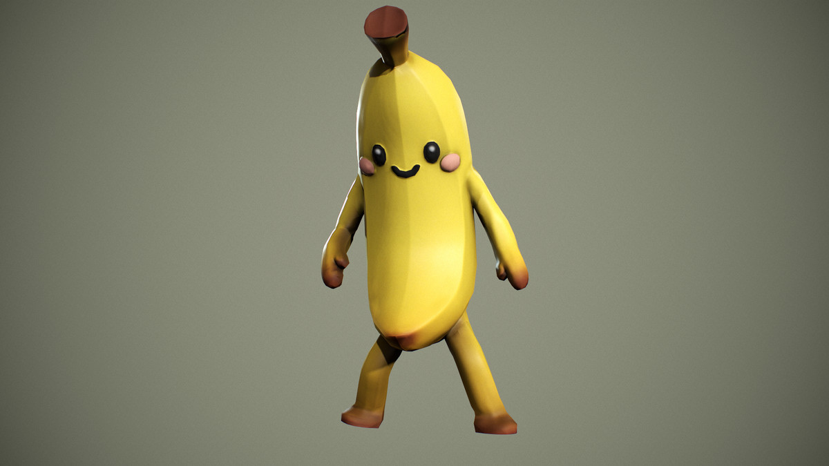 Cute Banana Character