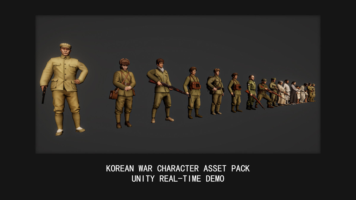 Korean War Character Pack