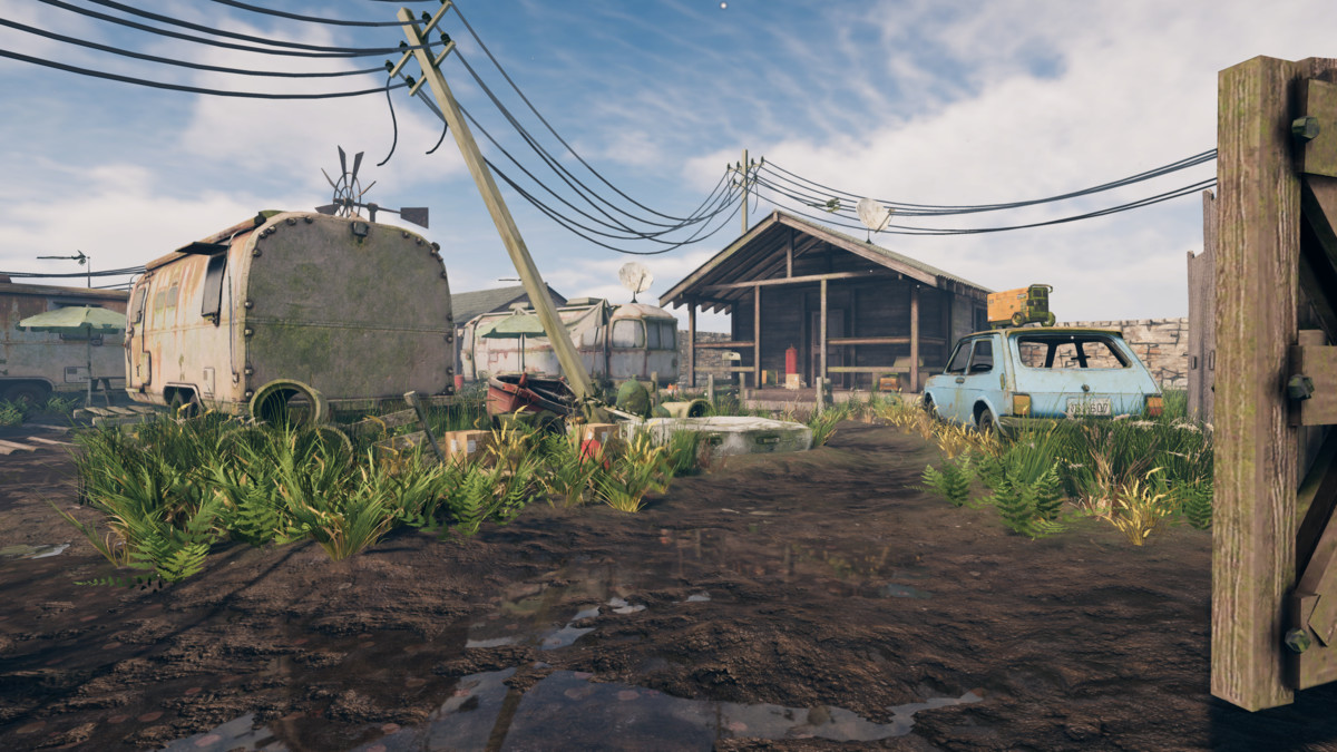 Post-Apocalyptic Trailer Park Environment