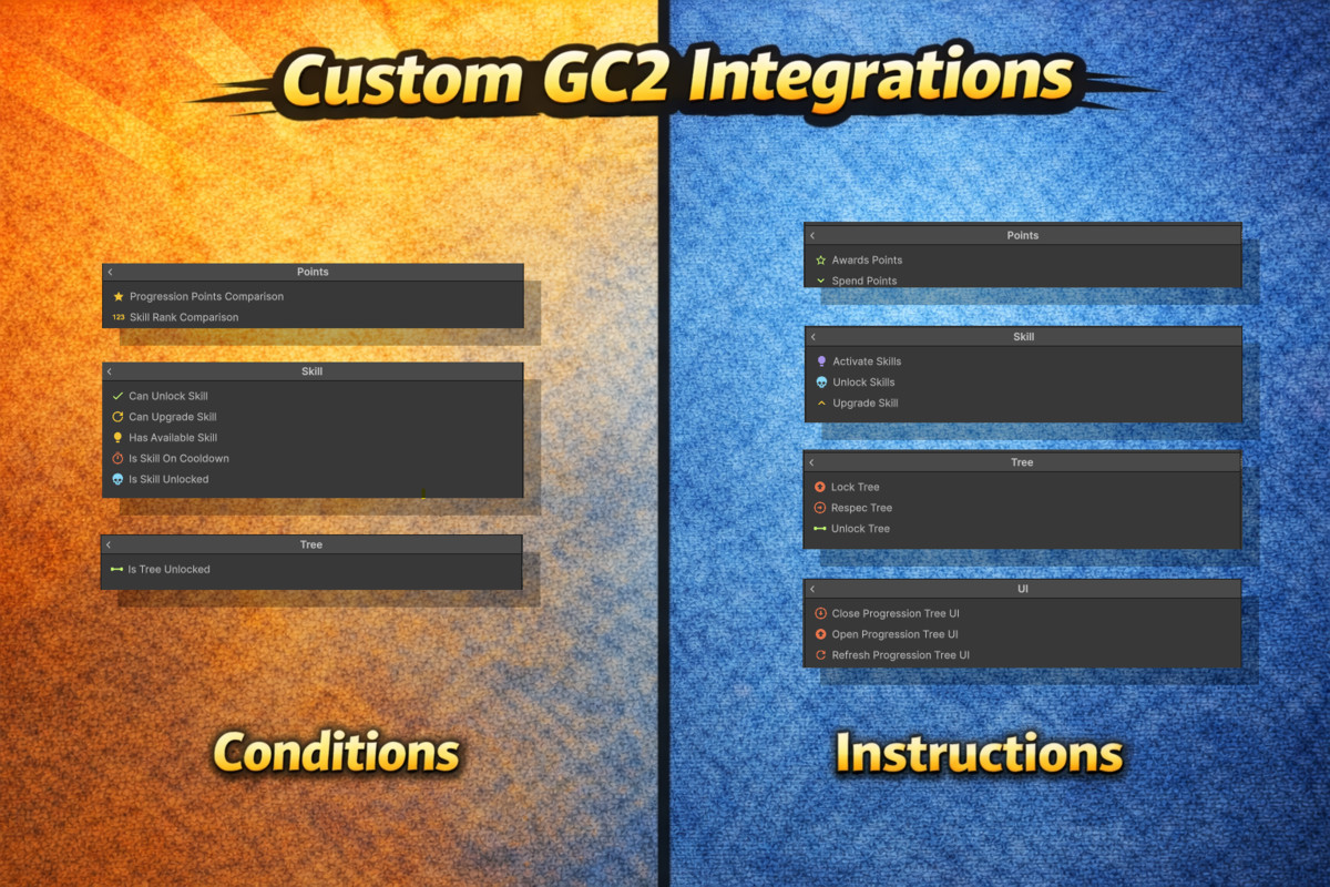 Progression Tree Builder for Game Creator 2
