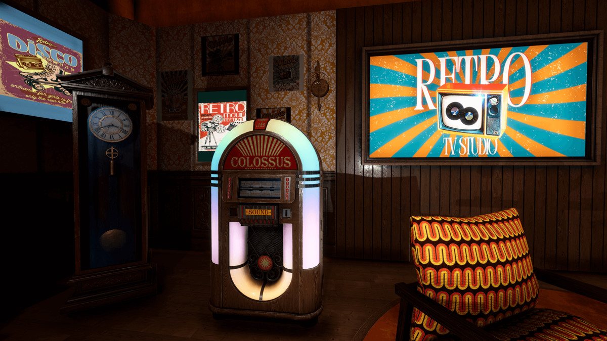 Retro TV Studio 2. (URP)