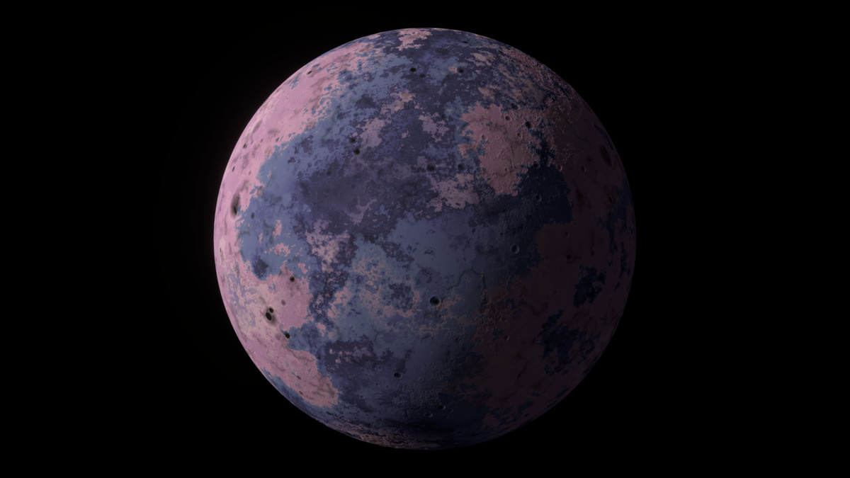 Terrestrial Planets and Moons: Procedural Shaders, Effects and In-Editor Baking