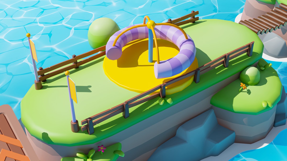 Platformer Deathrun - Low Poly 3D Models Pack