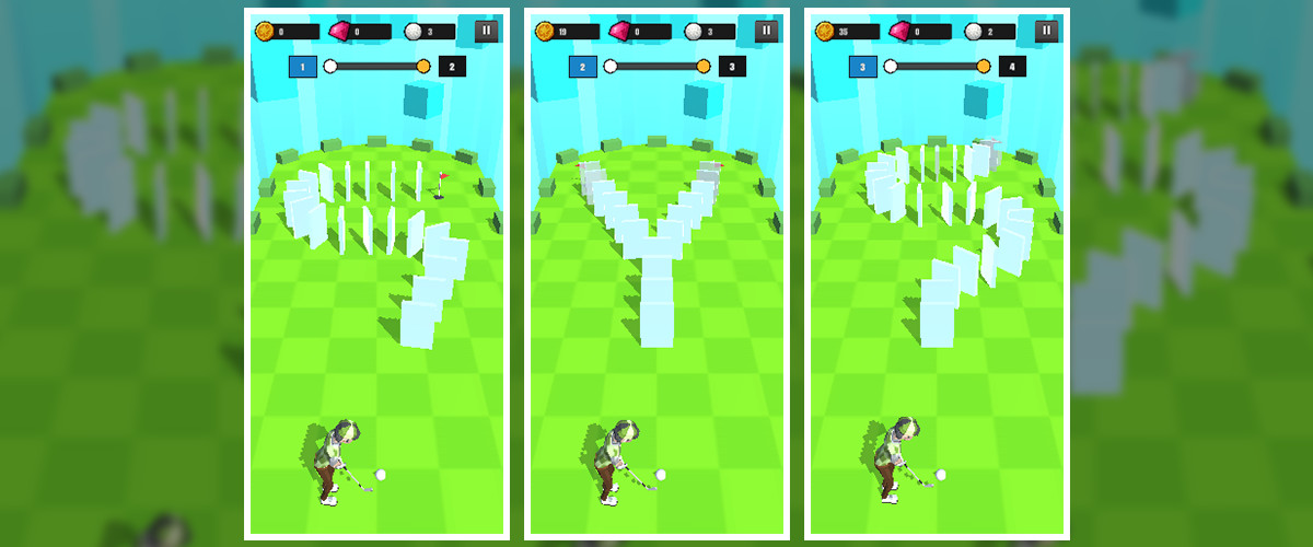 Golf vs Domino | [Template + Editor]