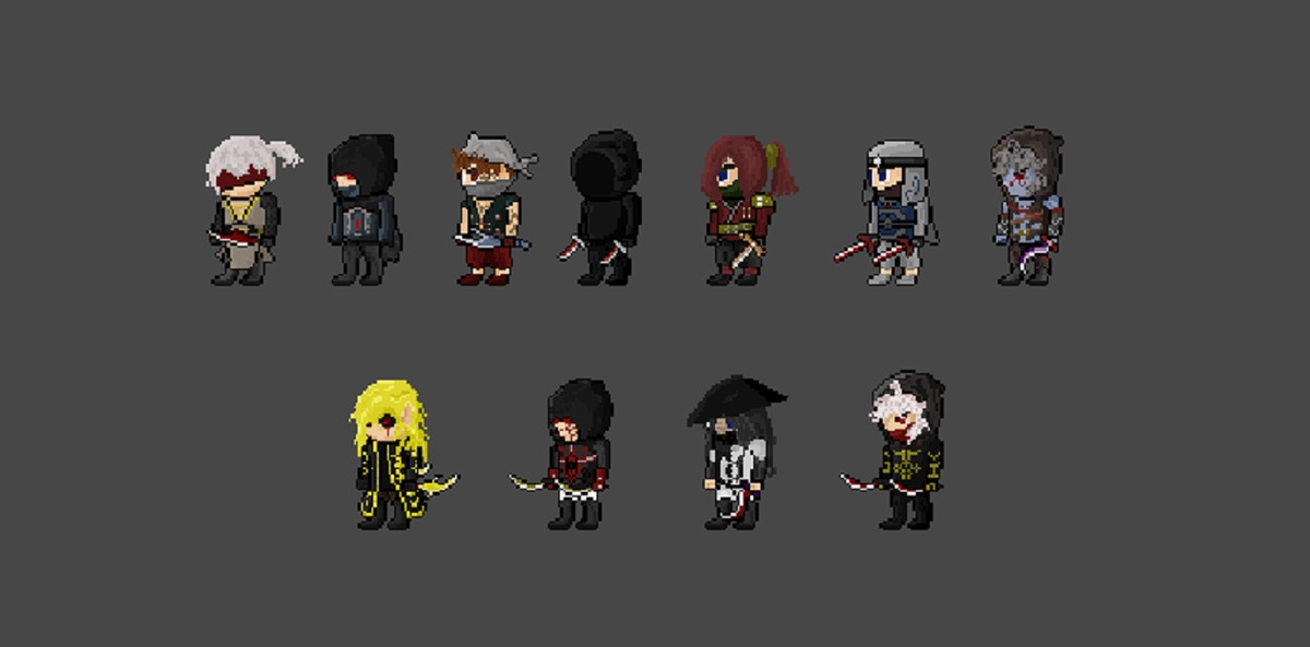 2D Pixel Character Pack – Assassin Class