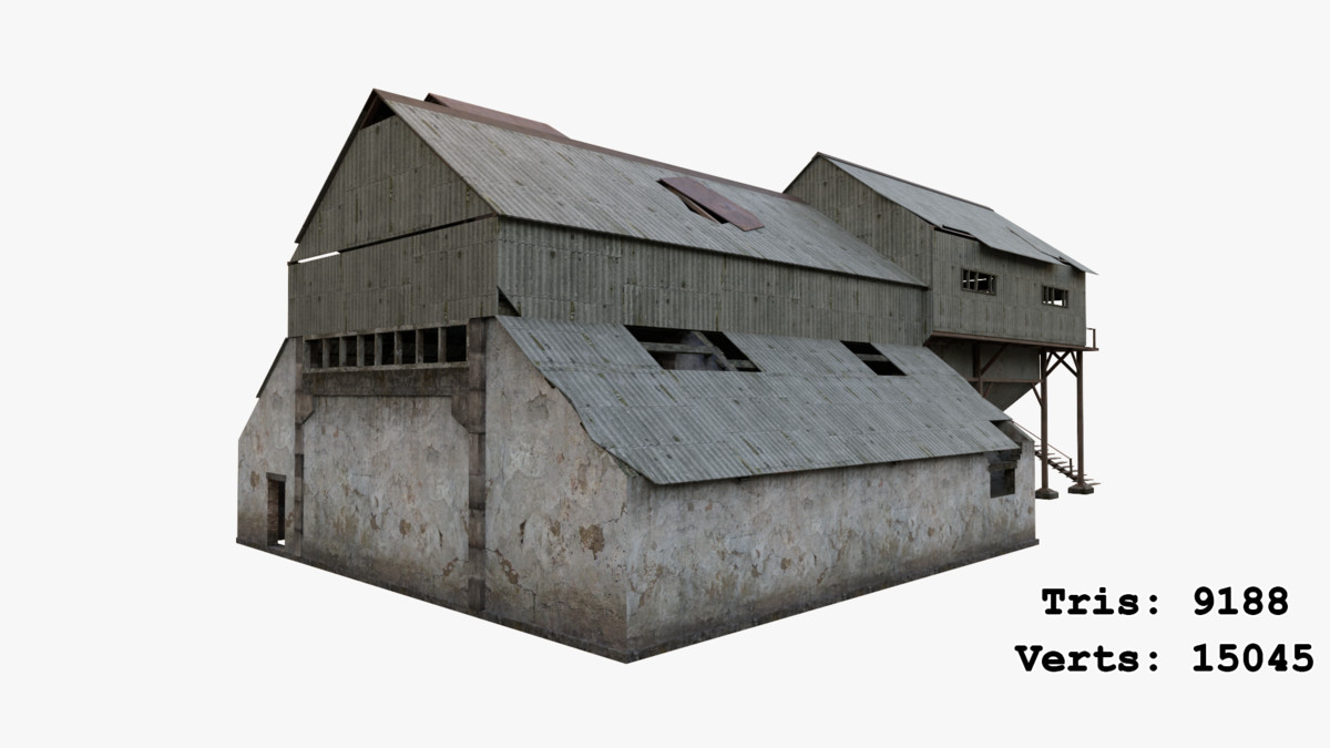 Abandoned Apocalyptic Buildings Mega Pack