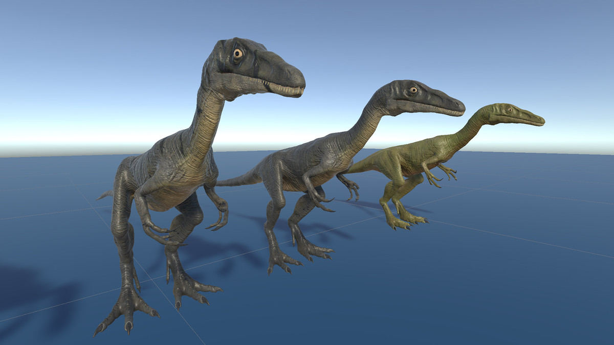 Dinosaur-Compsognathus - 110 Animations