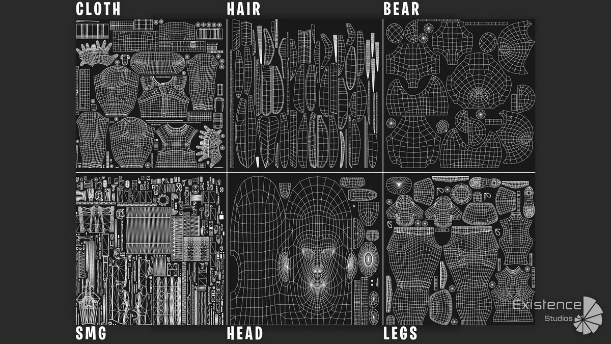 Blue Vortex – Stylized Sci-Fi Shooter Girl