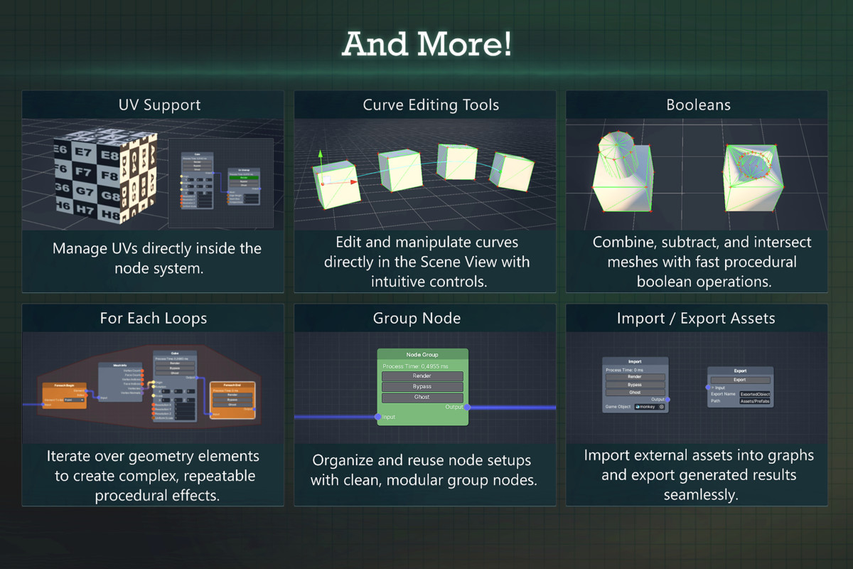 CosmoNode - Runtime Procedural Geometry