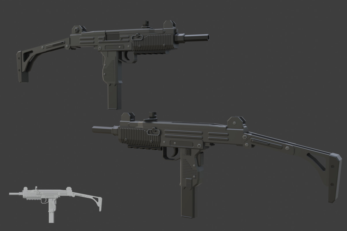 Low Poly Weapon Bundle Pack 3