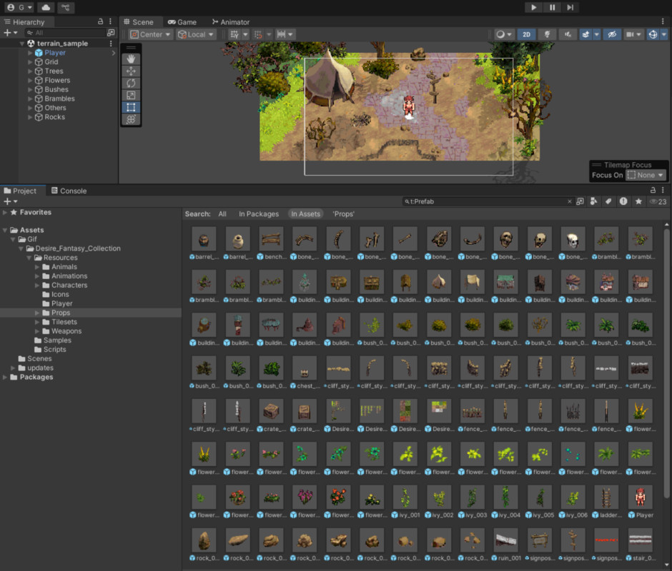 2D Fantasy RPG - Characters - Combats - Tilesets - Pixelart FULL BUNDLE