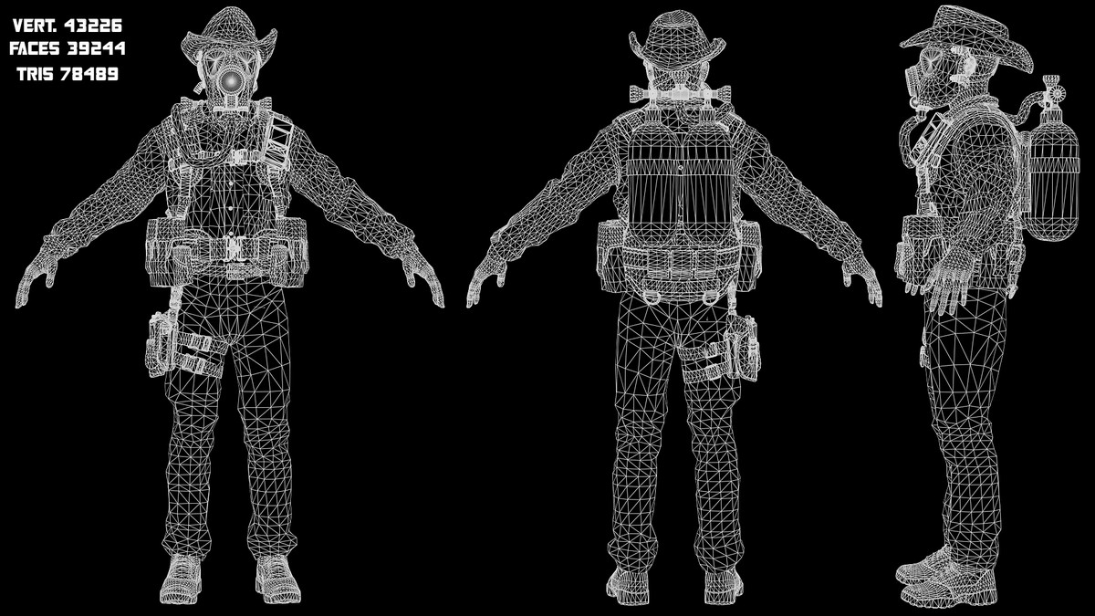 Post-Apocalyptic Sheriff Survivor modular