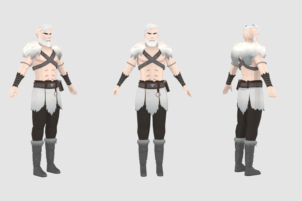 Stylized Barbarian Warrior Pack - Animated Characters (Male & Female)