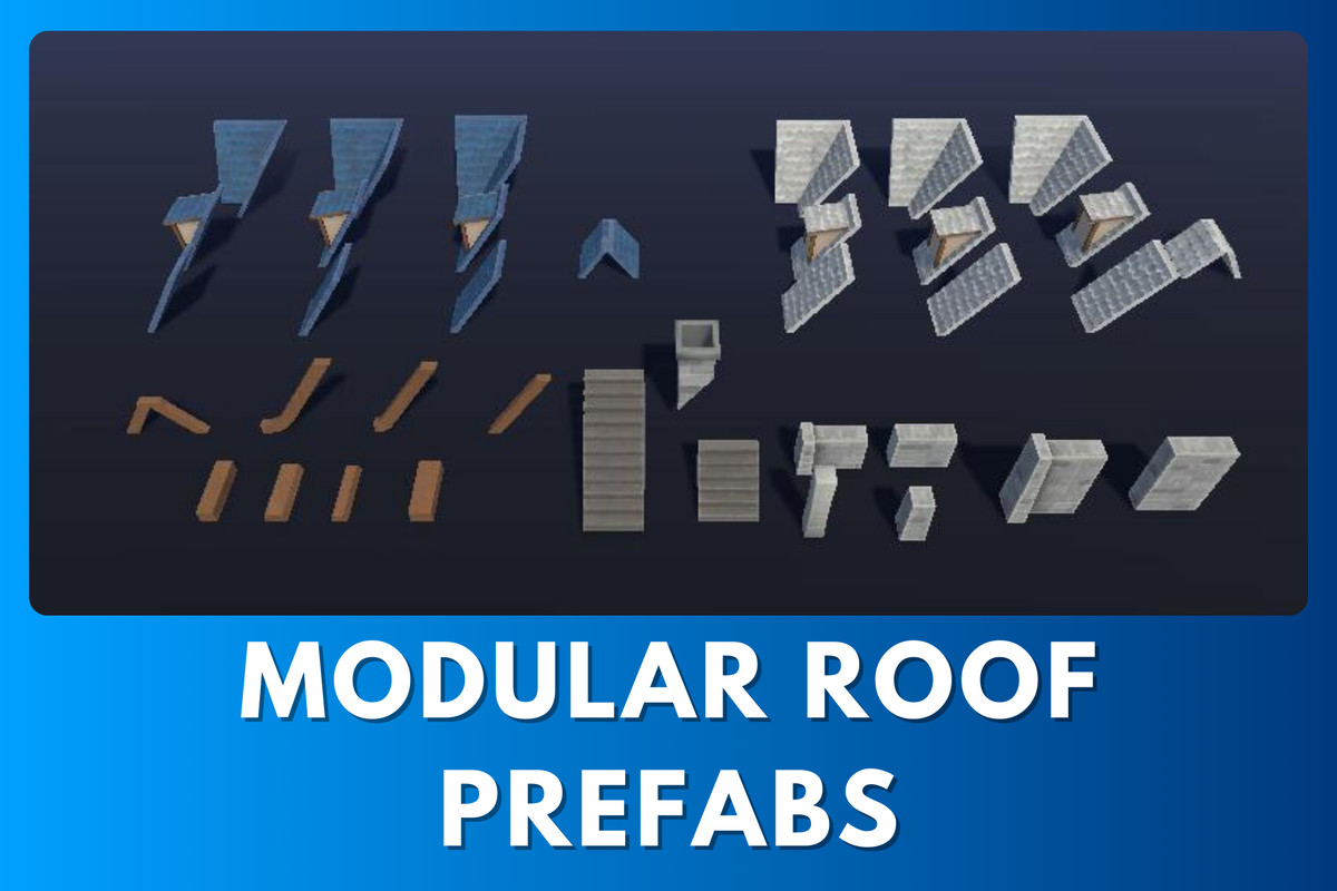 Stylized Modular Buildings Fantasy Village