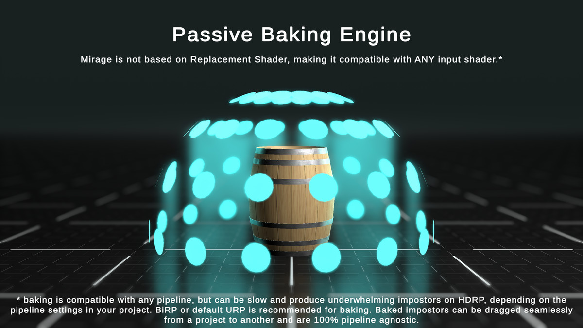 Mirage Pro - Runtime Impostors Baking System