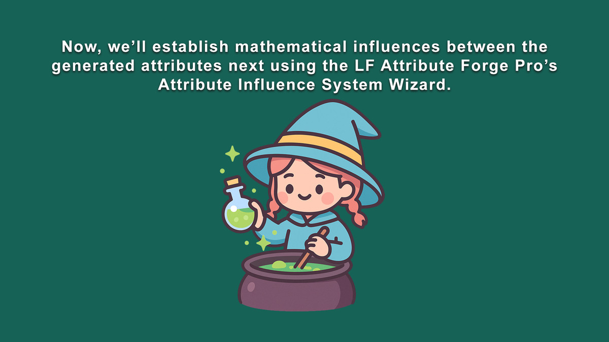 LF Attribute Forge Pro: No Code Stat Generator with Stat Influences and Scaling